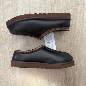 UGG Tasman Leather Regenerate Slipper ‘Ironwood’ 1163890-IWD Size 11 & 12 NEW